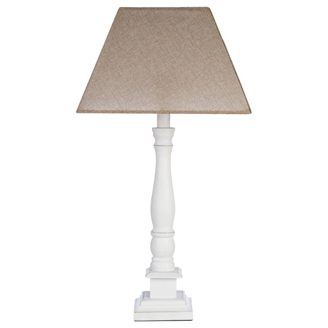 Premier Housewares Maine Table Lamp With EU Plug