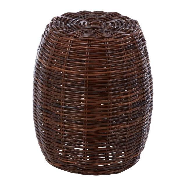 Premier Housewares Maka Natural Croco Rattan Stool