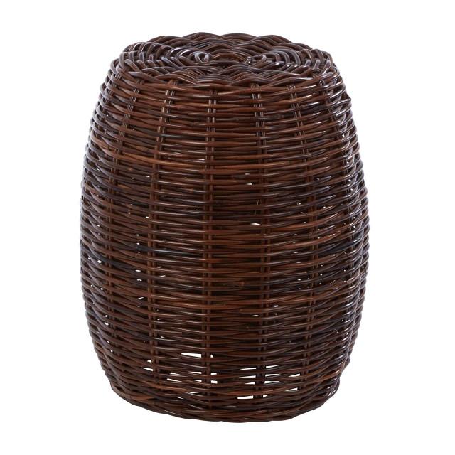 premier housewares Maka Natural Croco Rattan Stool