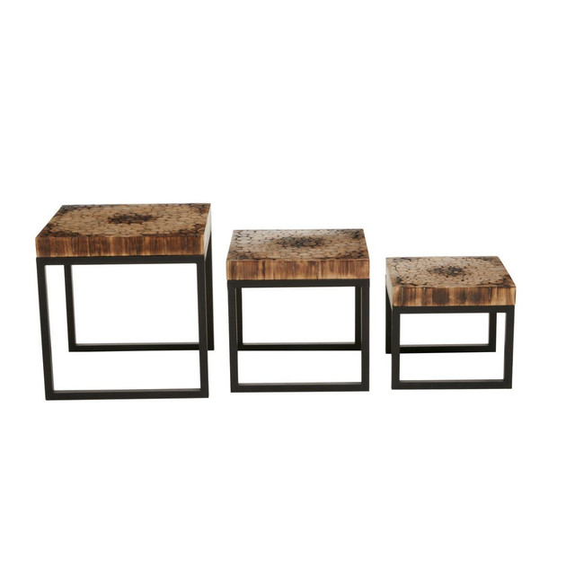 Premier Housewares Malang Set Of 3 Tables