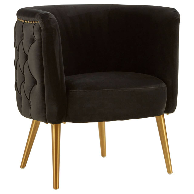 Premier Housewares Manhattan Black Tub Chair
