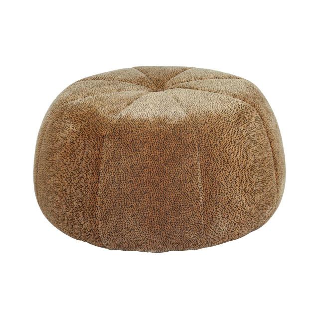 Premier Housewares Manhattan Leopard Print Pouffe