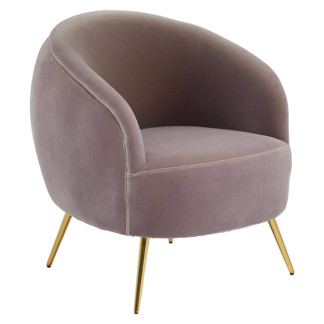 Premier Housewares Manhattan Mink Velvet Armchair