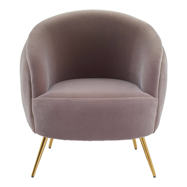 premier housewares Manhattan Mink Velvet Armchair