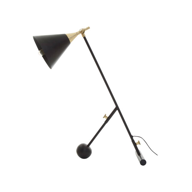 Premier Housewares Mano Black Table Lamp