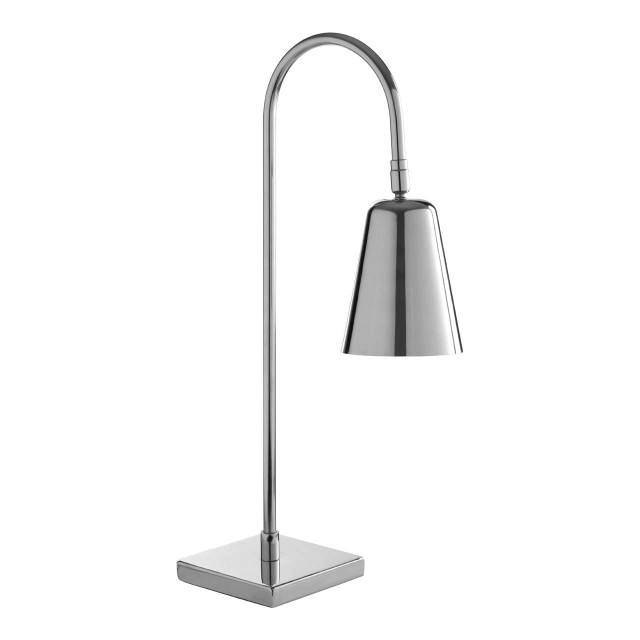 Premier Housewares Mano Silver Table Lamp