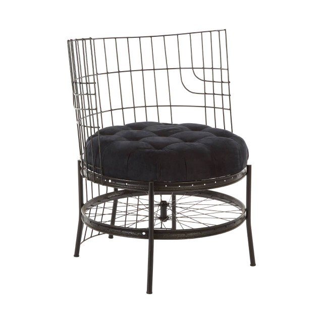 Premier Housewares Mantis Black Finish Chair