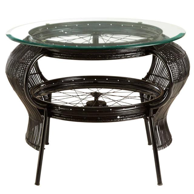 Premier Housewares Mantis Black Finish Table