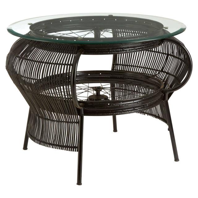 Premier Housewares Mantis Black Finish Table