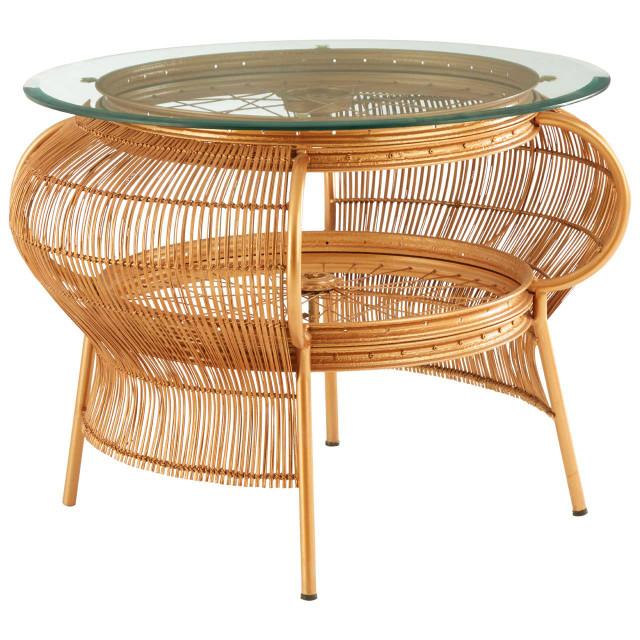 Premier Housewares Mantis Gold Finish Table