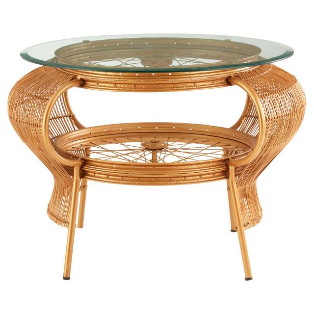 premier housewares Mantis Gold Finish Table