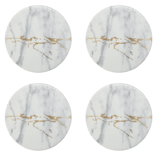 Premier Housewares Marble Luxe Set Of 4 Coasters