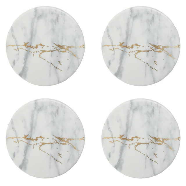 Premier Housewares Marble Luxe Set Of 4 Coasters