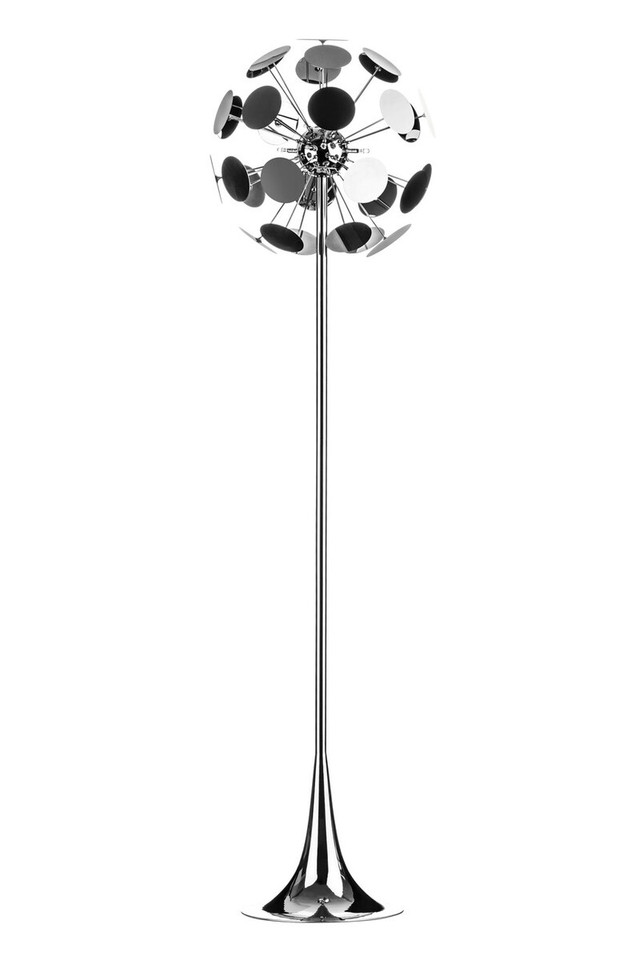 Premier Housewares Maren Disc Floor Lamp