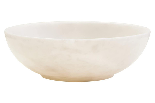Premier Housewares Marmore White Marble Bowl