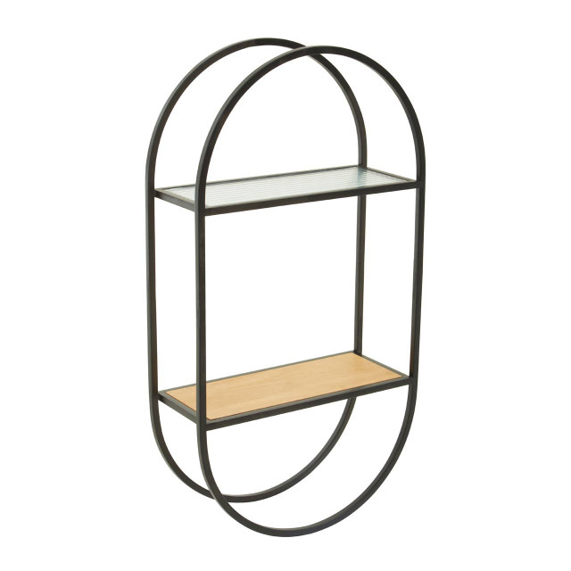 Premier Housewares Mataram 2 Tier Wall Shelf