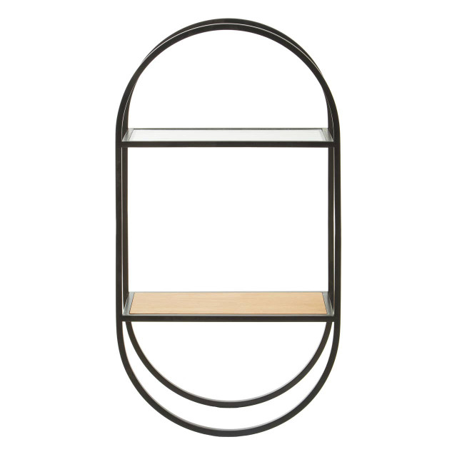 premier housewares Mataram 2 Tier Wall Shelf