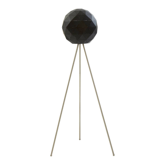 Premier Housewares Mateo Black Finish Floor Lamp