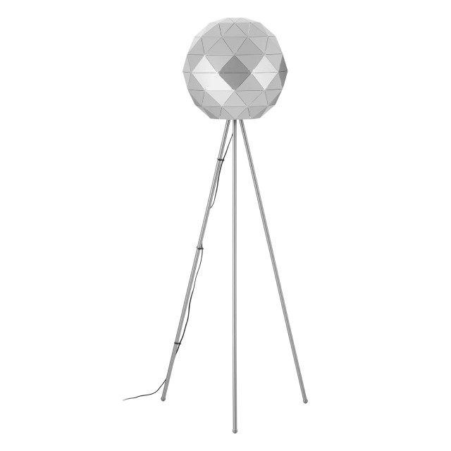 premier housewares Mateo Silver Finish Floor Lamp