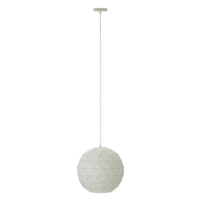 premier housewares Mateo Small White Pendant Light