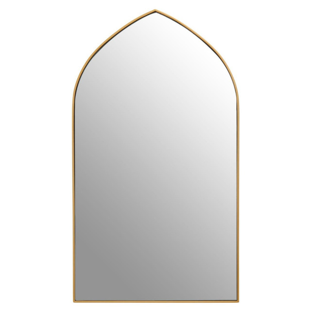 premier housewares Matera Gold Arched Wall Mirror