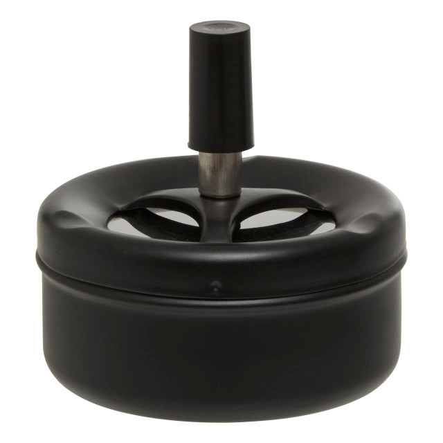 premier housewares Matte Black Spinning Ashtray