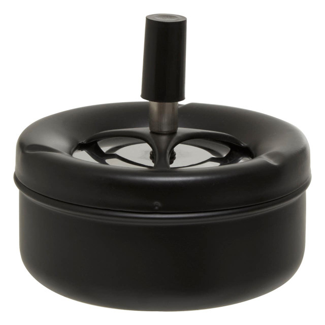 Premier Housewares Medium Black Spinning Ashtray