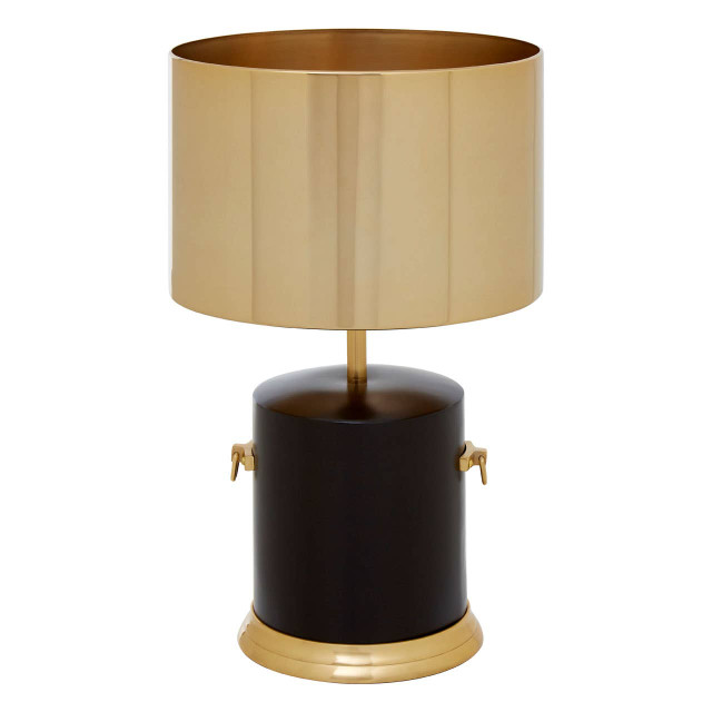 Premier Housewares Melvin Drum Shade Table Lamp