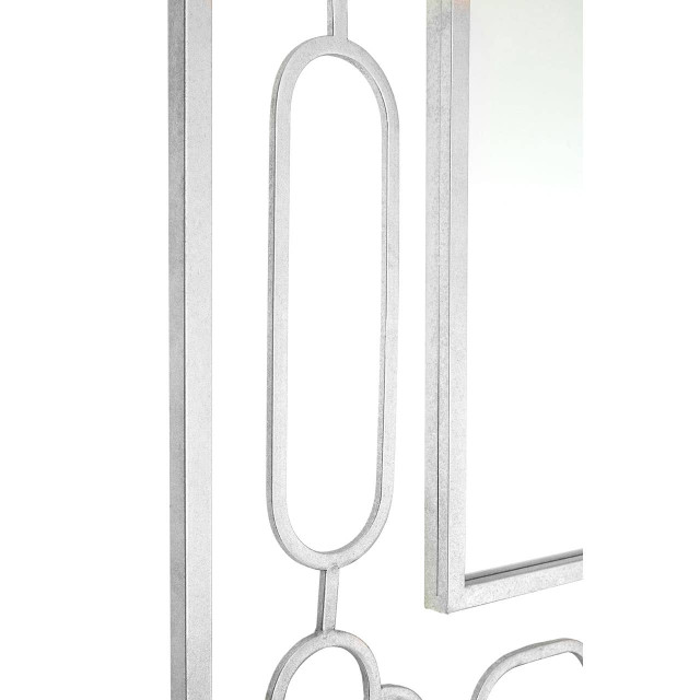 Premier Housewares Merlin Silver Leaf Wall Mirror