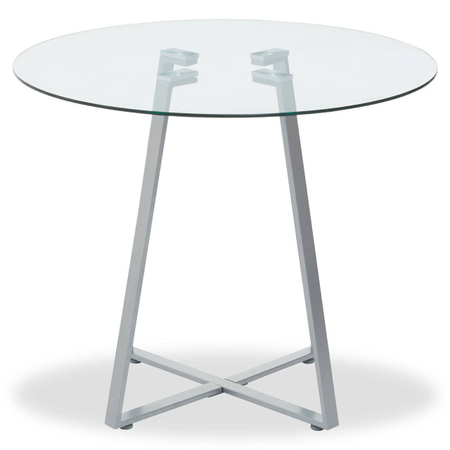 Premier Housewares Metropolitan Glass Dining Table