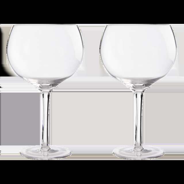 Premier Housewares Mila Set Of 2 Clear Gin Glasses