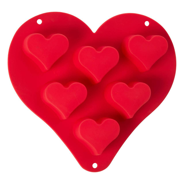 Premier Housewares Mimo 6 Cup Heart Cake Pan