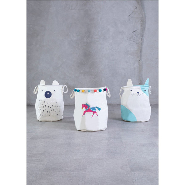 Premier Housewares Mimo Bear Face Laundry Bag