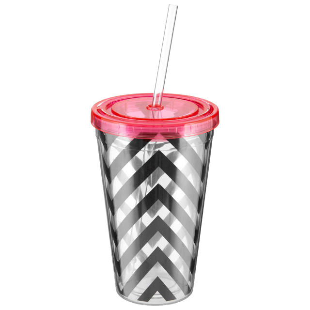 Premier Housewares Mimo Chevron 450ml Drinks Cup