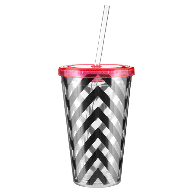 premier housewares Mimo Chevron 450ml Drinks Cup