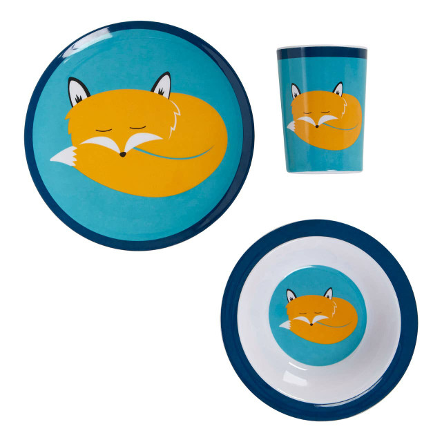 Premier Housewares Mimo Kids Felix Fox Dinner Set