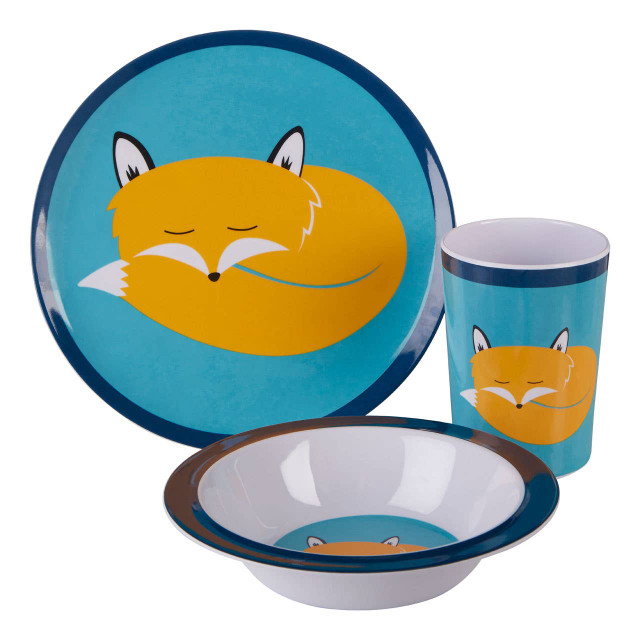 premier housewares Mimo Kids Felix Fox Dinner Set