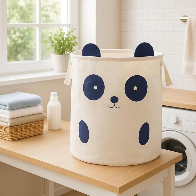 Premier Housewares Mimo Panda Face Laundry Bag