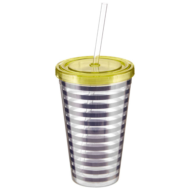 Premier Housewares Mimo Stripe 450ml Drinks Cup