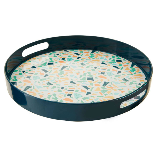 premier housewares Mimo Terrazzo Round Tray