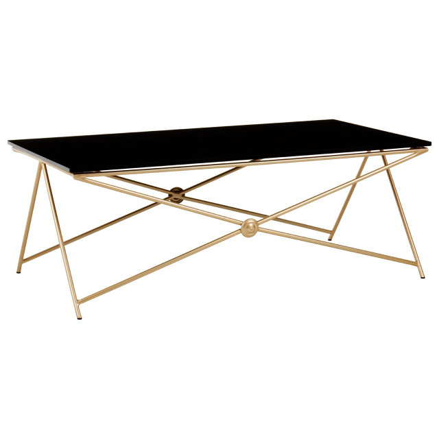 Premier Housewares Monroe Gold Finish Coffee Table