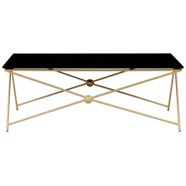 premier housewares Monroe Gold Finish Coffee Table