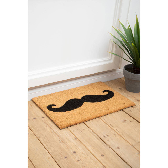 Premier Housewares Moustache Coir Doormat
