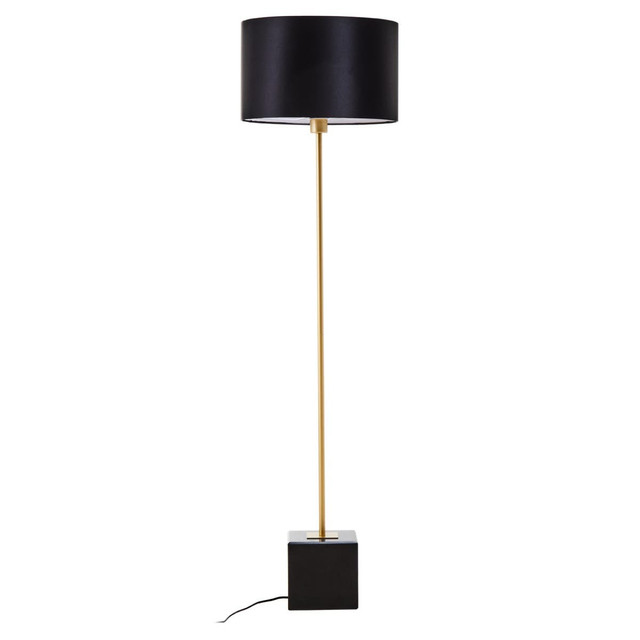 Premier Housewares Murdoch Black Floor Lamp