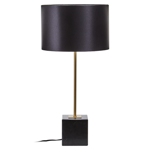 Premier Housewares Murdoch Black Table Lamp
