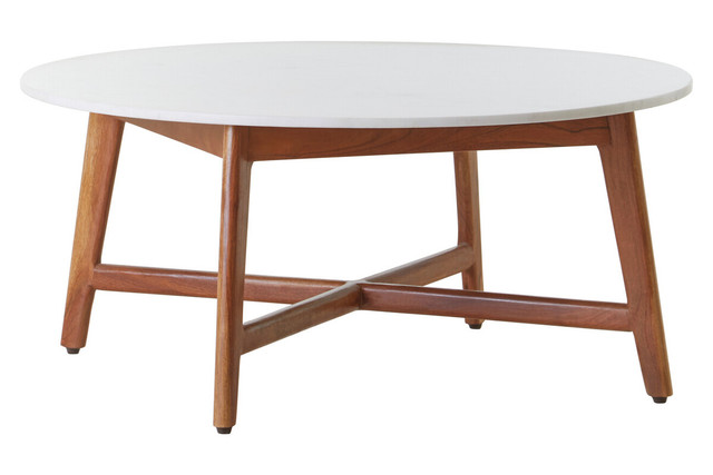 Premier Housewares Myan White Marble Coffee Table