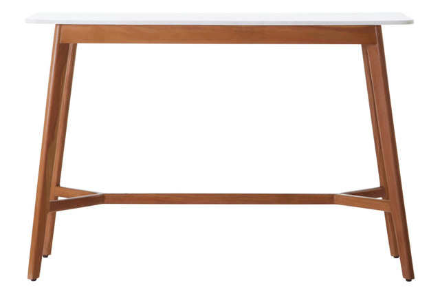 Premier Housewares Myan White Marble Console Table