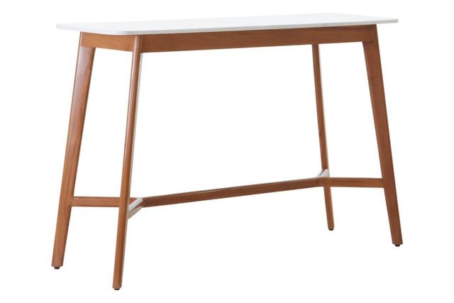 Premier Housewares Myan White Marble Console Table