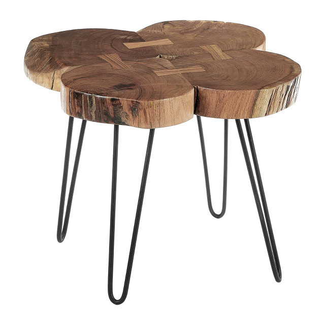 Premier Housewares Nandri Acacia Wood Side Table