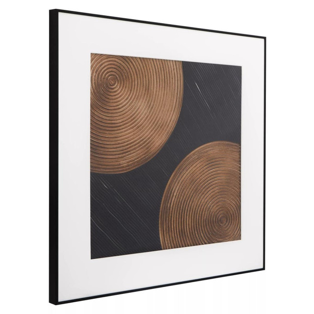 Premier Housewares Nason Black And Brown Wall Art